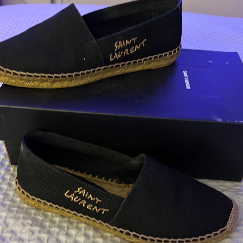 Yves Saint Laurent espadrilles I’m black